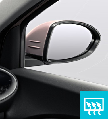 RÉTROVISEURS LATÉRAUX ÉLECTRIQUES AVEC DÉGIVRAGE